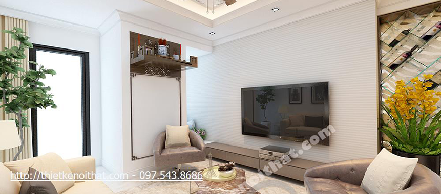  Bàn thờ Phật treo tường đơn giản cho căn hộ chung cư nhỏ - MS 21
